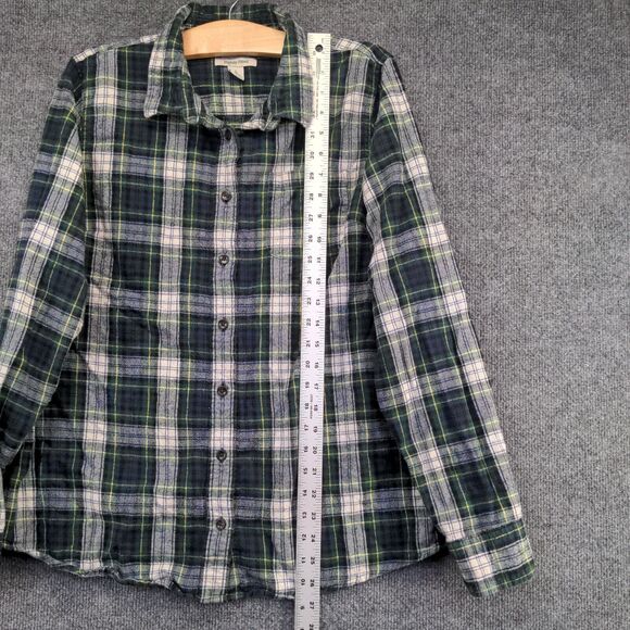 L.L. Bean Men's Slightly Fitted Button Up Shirt Multi Large Long Sleeve Cotton - Picture 10 of 12